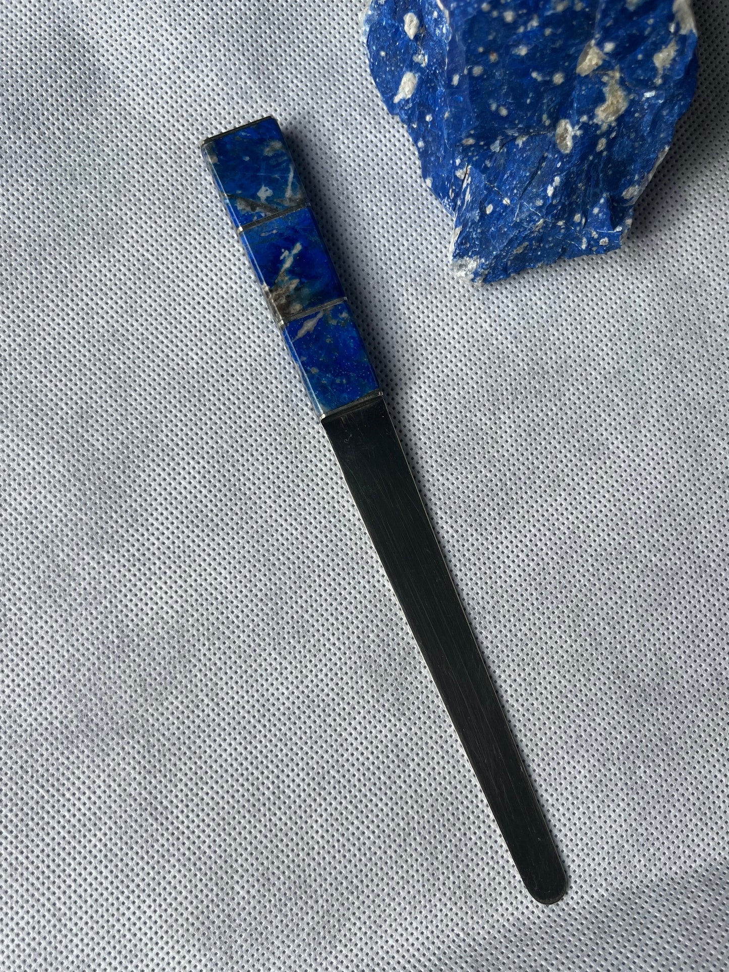 Lapis Lazuli Oval Letter Opener | Handcrafted Office Decor