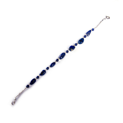 Lapis Lazuli Amanca Bracelet | Handcrafted Jewelry | From the Chilean Andes