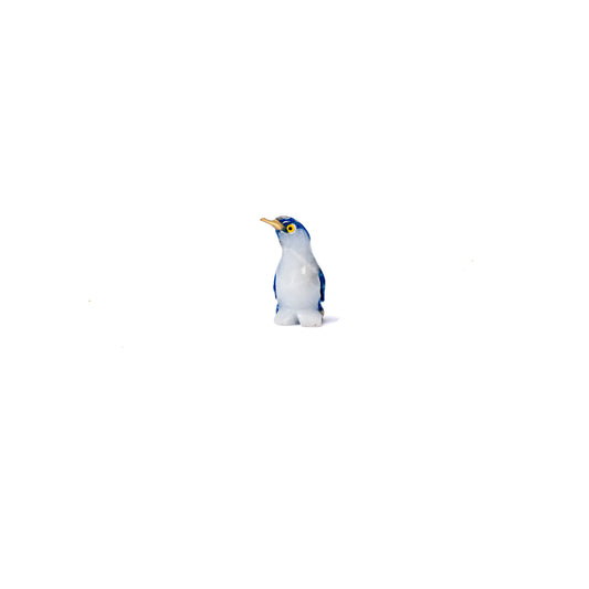 Lapis Lazuli Penguin Figurine Size 1 | Handcrafted Animal Decor