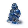 Handcrafted Lapis Lazuli Buddha Statue | Carved in Chile | Unique Spiritual Home Decor