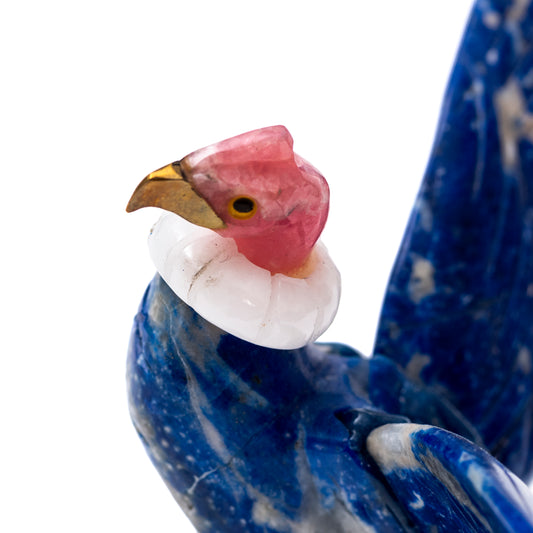 Lapis Lazuli Condor Statue Small | Handcrafted Decor