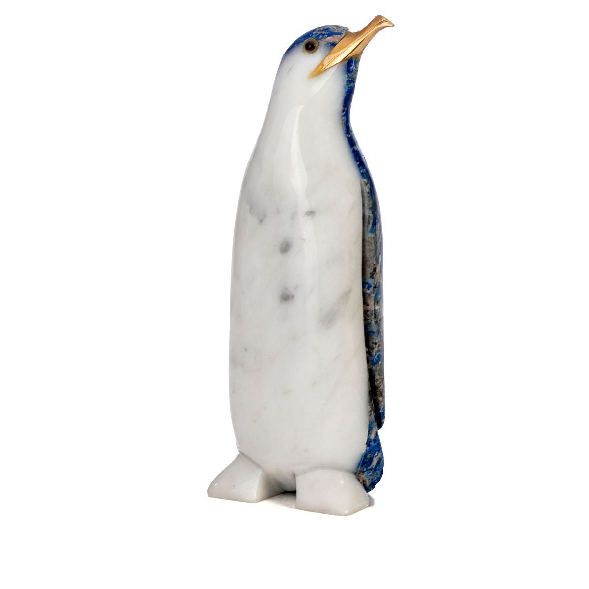 Lapis Lazuli Penguin Figurine Size 5 | Handcrafted Figurin
