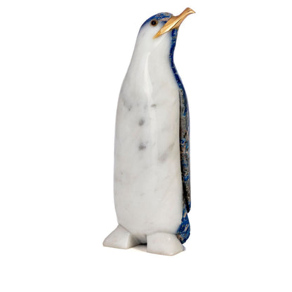 Lapis Lazuli Penguin Figurine Size 5 | Handcrafted Figurin