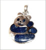 Lapis Lazuli Panda Pendant | Handmade Jewelry | Crafted in the Andes