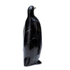 Black Onyx Penguin Statue Size 8 | Artisan Stone Sculpture | Crafted in Santiago