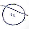 Achanqara Lapis Lazuli Necklace Set | Handcrafted in Chile, Conflict-Free Sterling Silver
