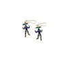 Lapis Lazuli Adom Earrings | Handcrafted Jewelry | from the Andes