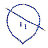 Lapis Lazuli Qinaya Necklace Set | Artisan Handcrafted Set | Crafted in Chile