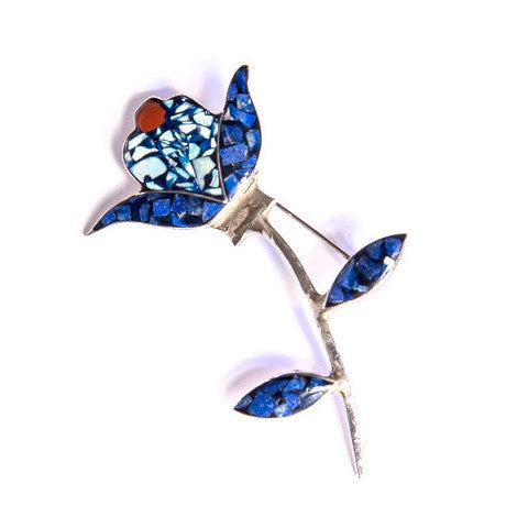 Chuyma | Lapis Lazuli Brooch