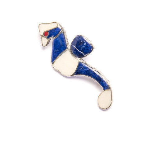 Amaya | Lapis Lazuli Brooch