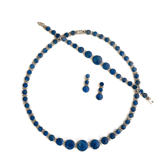 Magena | Lapis Lazuli Necklace Set