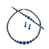 Lapis Lazuli Magena Necklace Set | Handcrafted Jewelry Set | From the Chilean Andes